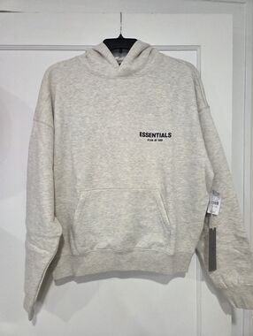 Fear of God ESSENTIALS Hoodie - Light Oatmeal Color